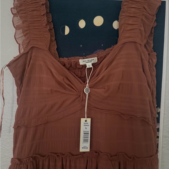 Max Studio Dresses & Skirts - Max Studio Terracotta Ruffled Dress